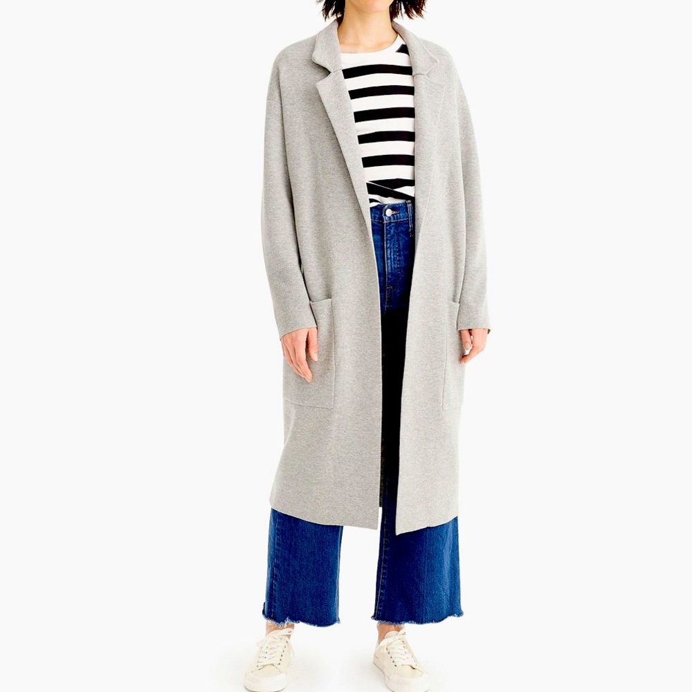 J. Crew Open Front Ella Sweater Jacket